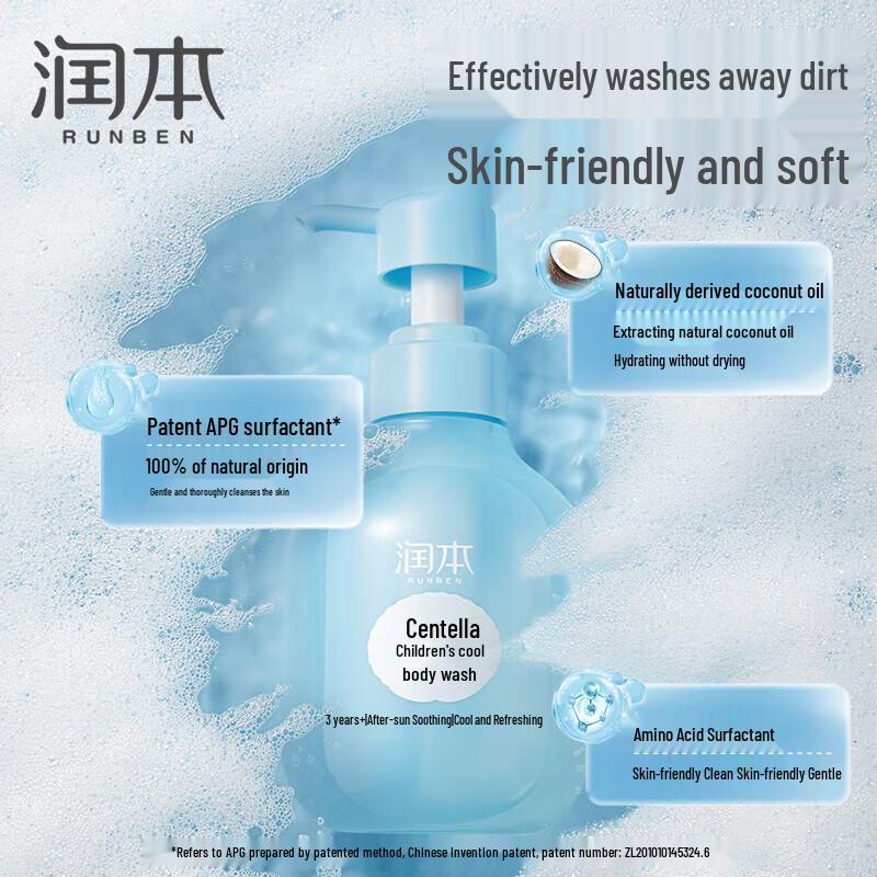 Runben Centella Soothing & Cooling Kids Set