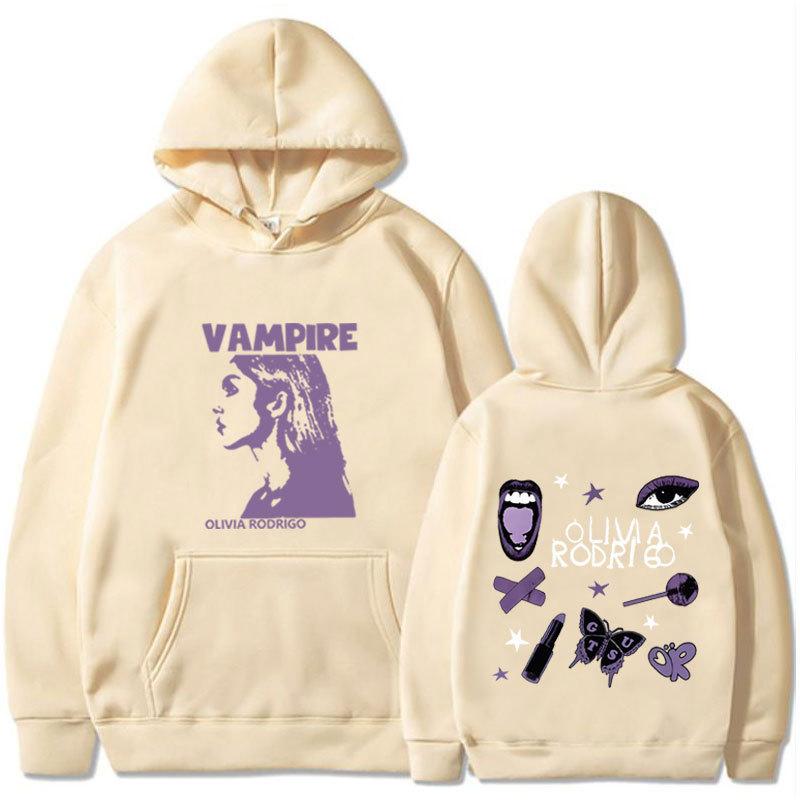 Felpa con cappuccio Guts Olivia Rodrigo, maglione sportivo a coste fondo autunno e inverno da uomo e da donna