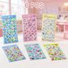 Cute 3D Crystal Drop Stickers Waterproof Decals for Phone Laptop Journal DIY Decoration