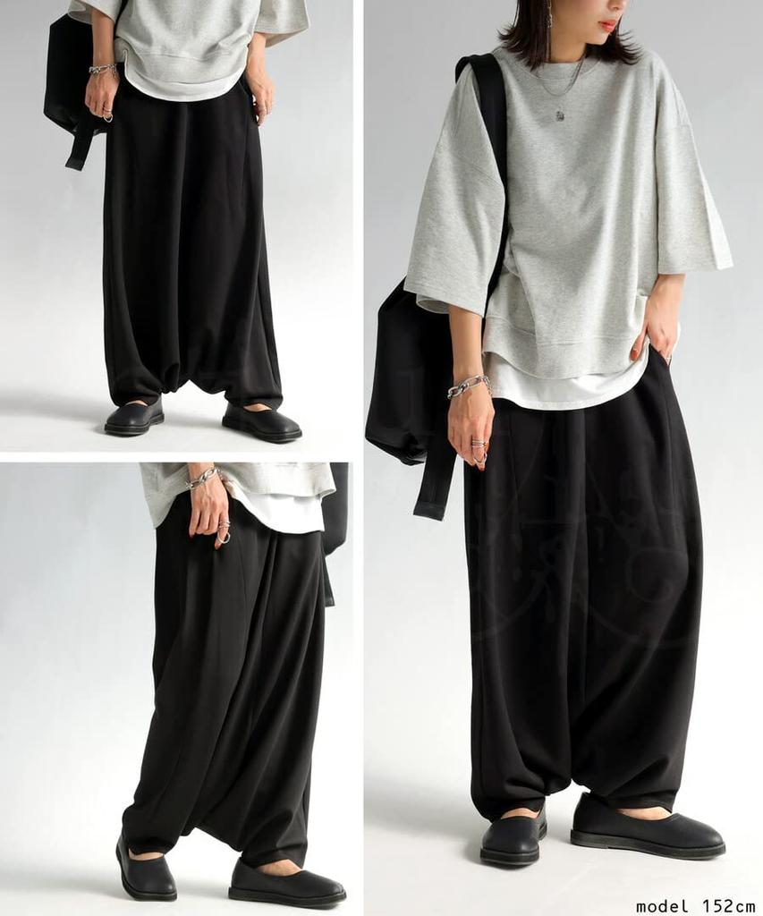 Antiqua Long Ponte Sarouel Free Size Black Women's Pants, PN-00384, 05,