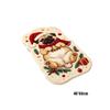 Soft Plush Cartoon Doormat Carpet Christmas Theme Pattern Cat Shaped Mat  Entryway