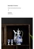 Ancient Style Retro Ceramic Baijiu Decanter Set with Wine Glasses