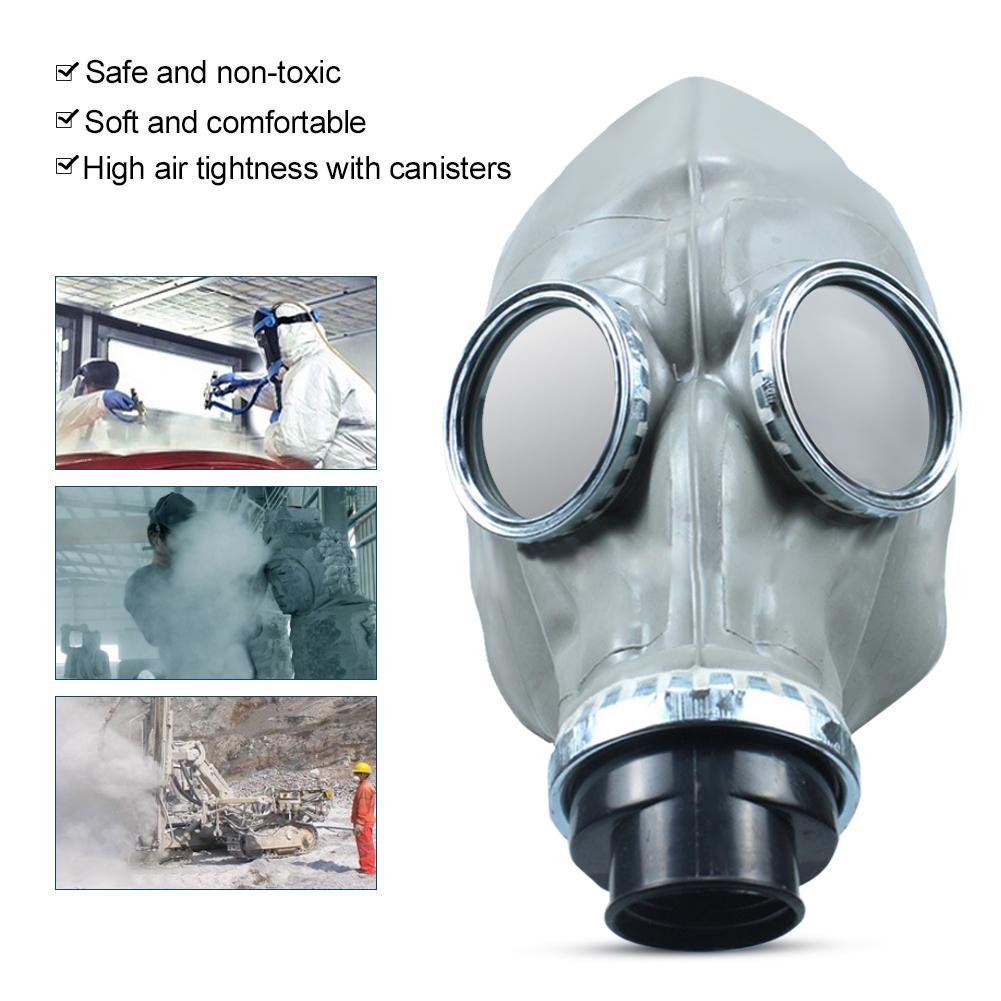 Full Face Respirator Head Cover Safety Mouth Muffle for Chemical Spray Painting Gas Defense(Respirator )