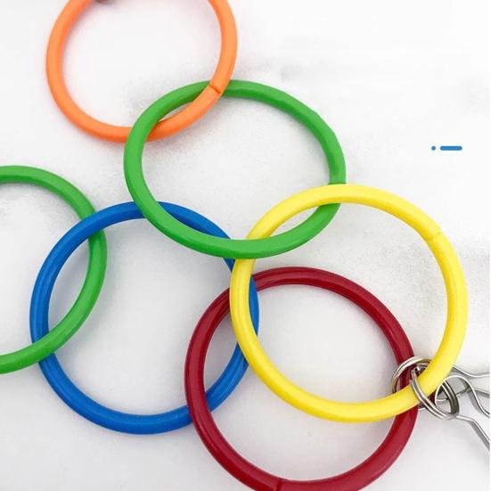 Parrot Climbing Ring Toy Bite-Resistant Plastic Swing for Cockatiels Climbing Bird Accessory for Small Medium Birds