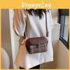 2023 Winter New Fashion Grid Pattern Chic Woolen Shoulder Bag For Women