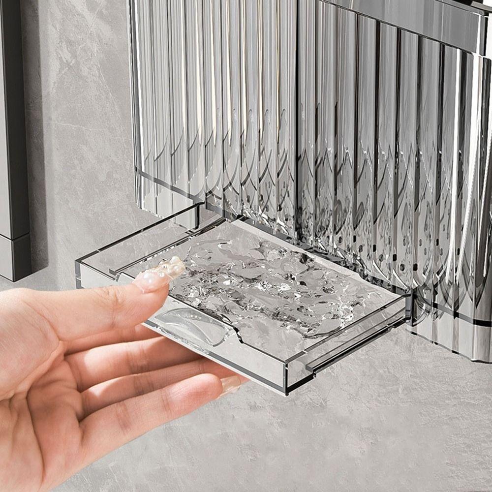 Reusable Suction Cup Chopstick Holder Plastic Chopsticks Spoon Organizer Chopstick Cage  Bathroom