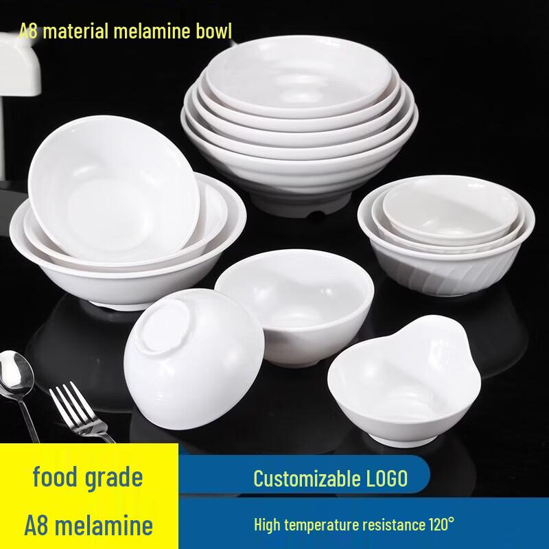 Jingyu A8 Melamine Threaded Dining Bowl