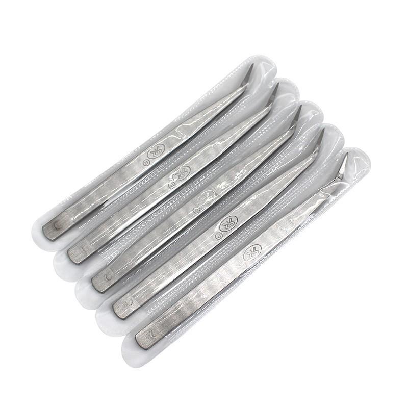 High-quality Thickened Stainless Steel Tweezers: Straight & Bent Tips, Sewing Clips, Needle & Thread Threading Tools