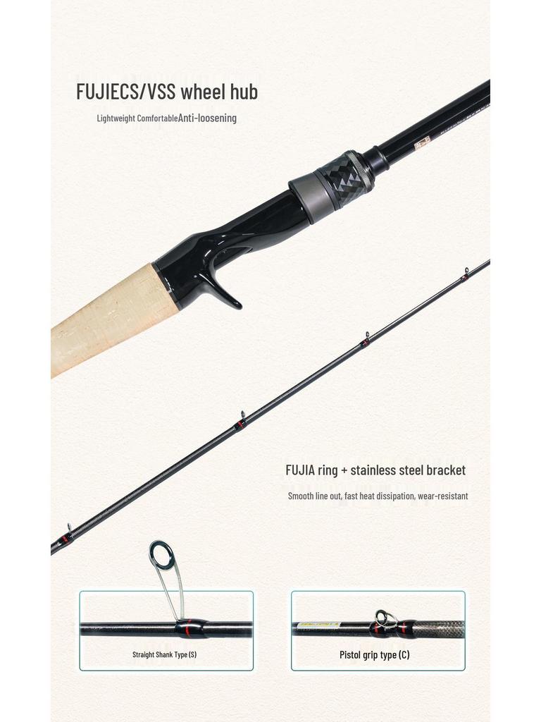 Er Yu ELFISH Zen II Ultralight Casting & Spinning Rod for Bass & Mandarin Fish