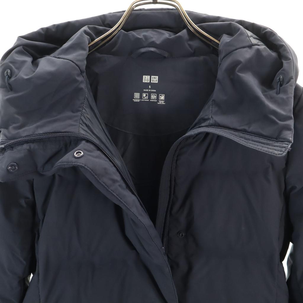 UNIQLO seamless down coat S Navy Women Used