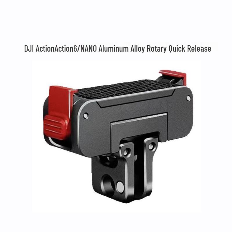 DJI Action 6/5Pro4/3 Sports Camera Magnetic Quick Release Aluminum Base