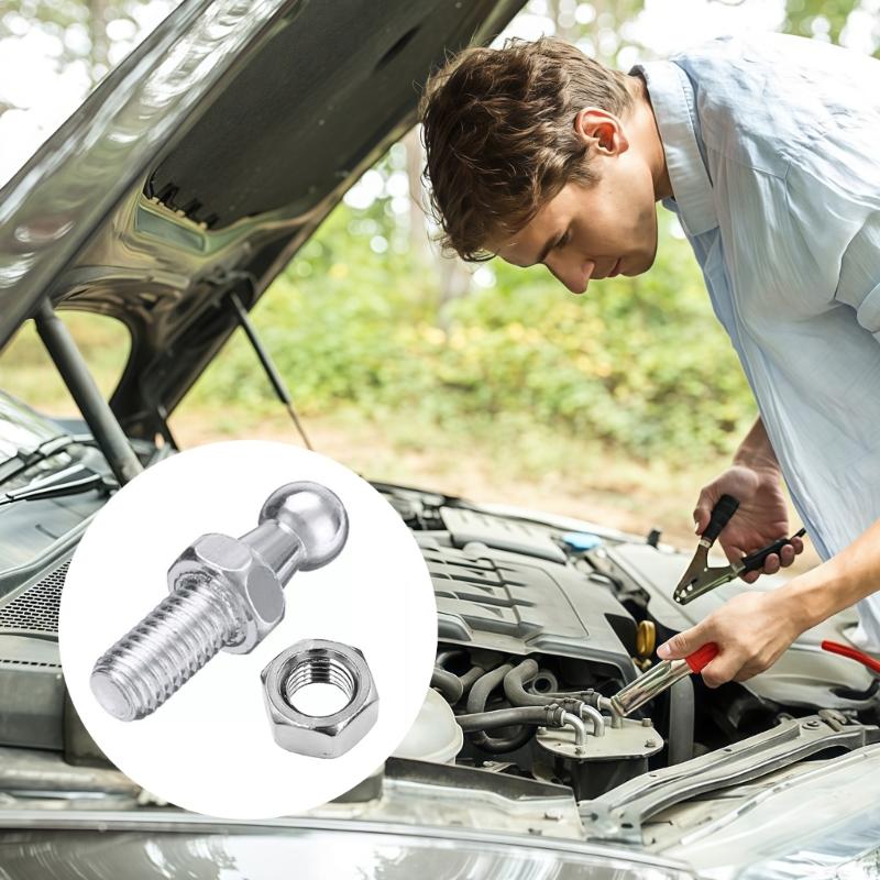Universeller Gasfeder-Kugelkopf-Befestigungsbolzen Gasdruckfeder-Stützstrebe Fitting Kugelbolzen mit Befestigungsmutter