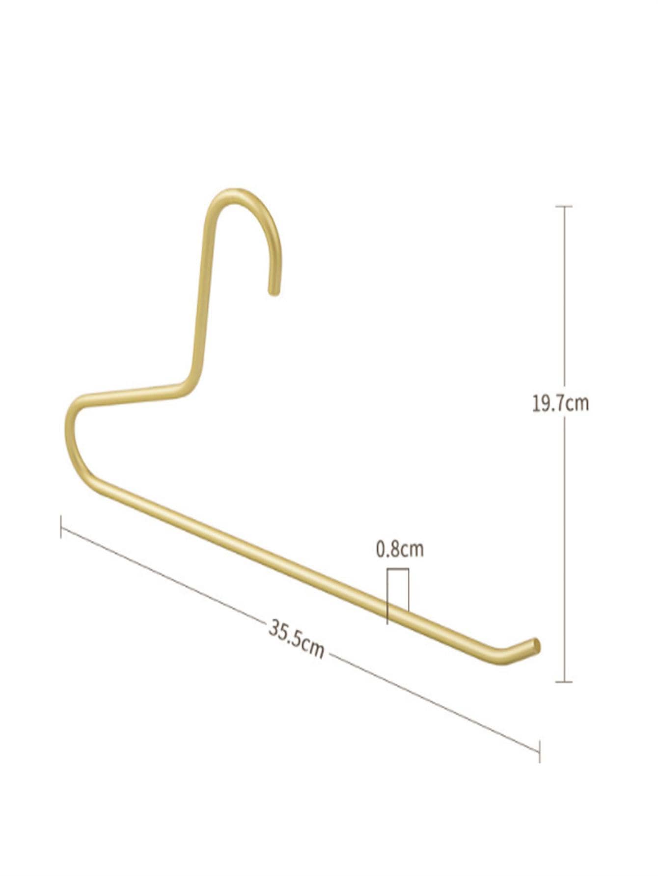 Aluminum alloy Z-shaped rack, household pants hanger, seamless anti slip goose shaped rack for hanging clothes, wardrobe storage