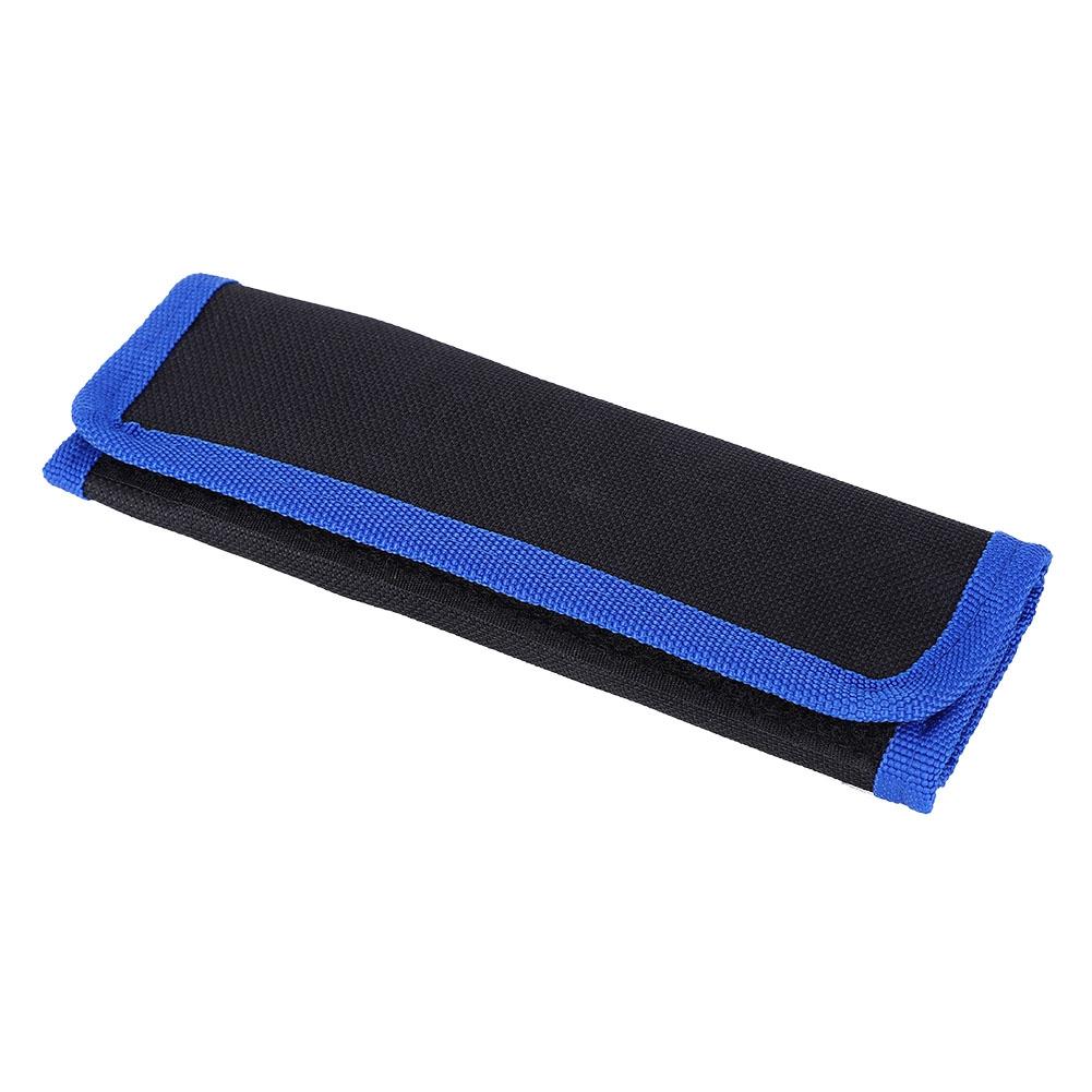 11Pcs Accuracy Tweezers Canvas Bag Set Stainless Steel Straight Ebow Anti Static Tool ESD(Tweezers