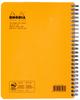 RHODIA 160 5mm PEFC RHODIA Classic Double-Ring Notebook, A5, Pages, Grid, Water-Repellent Cover, Perforated, Certified, Orange, (cf193428)