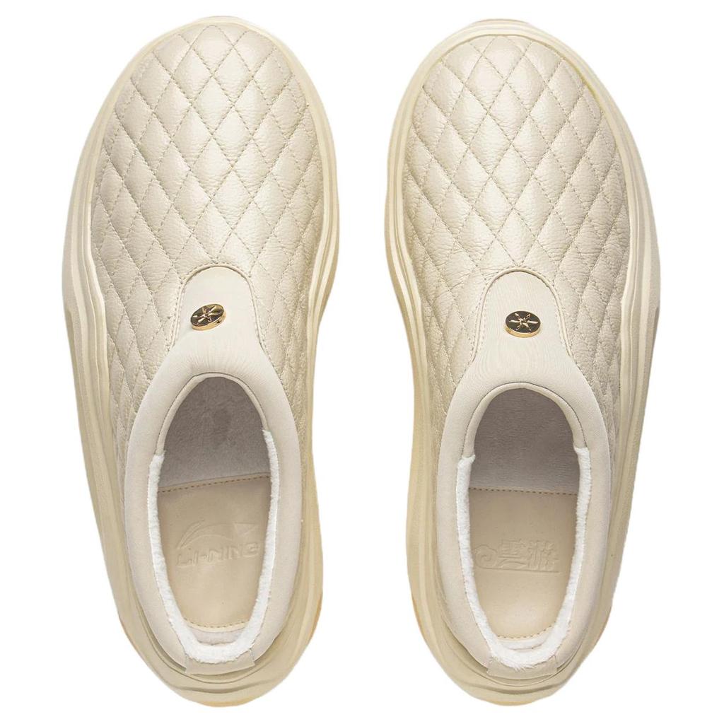 Li-Ning Versatile Comfortable Cloud Travel Snow Mule Wear-Resistant Shock Absorption Low-Top Casual Shoes Unisex Sneakers AZGV185-1