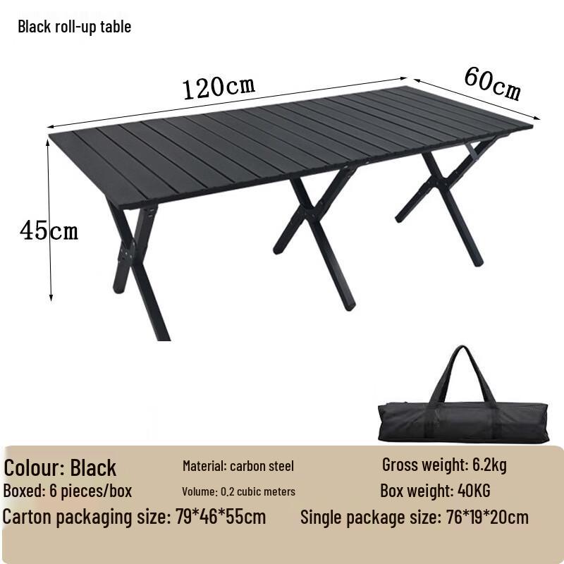 Yiyayun Outdoor Folding Camping Table & Chair Set