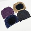 Versatile Soft Lace Curling Hat Polyester Breathable Elastic Curly Hair Hat Solid Color Dome Mesh Lace Pullover Cap Headgear