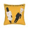 Angine De Poitrine Square Pillow Covers Polyester Car Sherpa Mantra Cushion Cover Cute Decor Throw Pillow Case