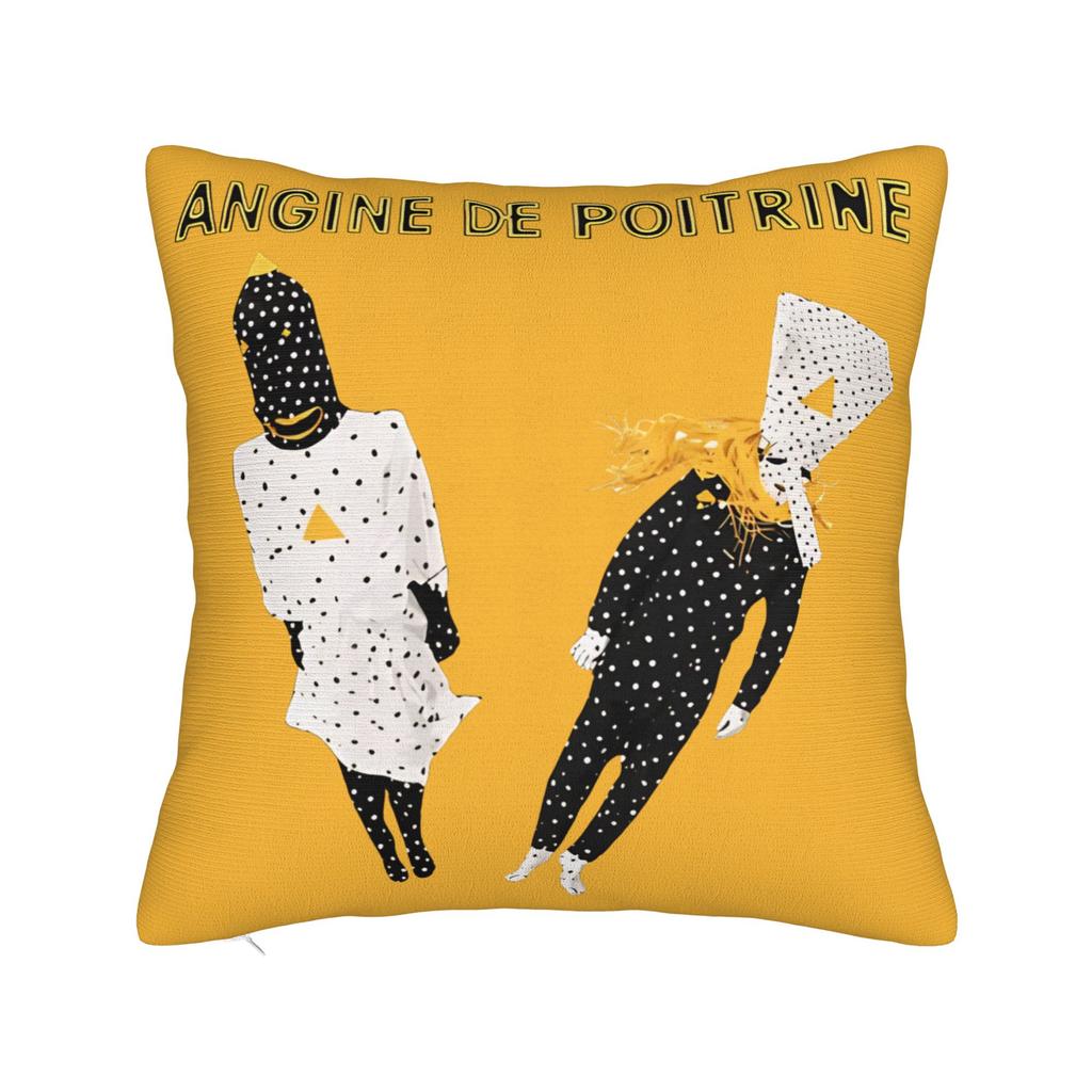 Angine De Poitrine Square Pillow Covers Polyester Car Sherpa Mantra Cushion Cover Cute Decor Throw Pillow Case