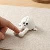 3D Printed Steamed Bun Fidget Toy, Funny Bun Figurine with Movable Joints, Desktop Stress Relief Toy for Home, Office