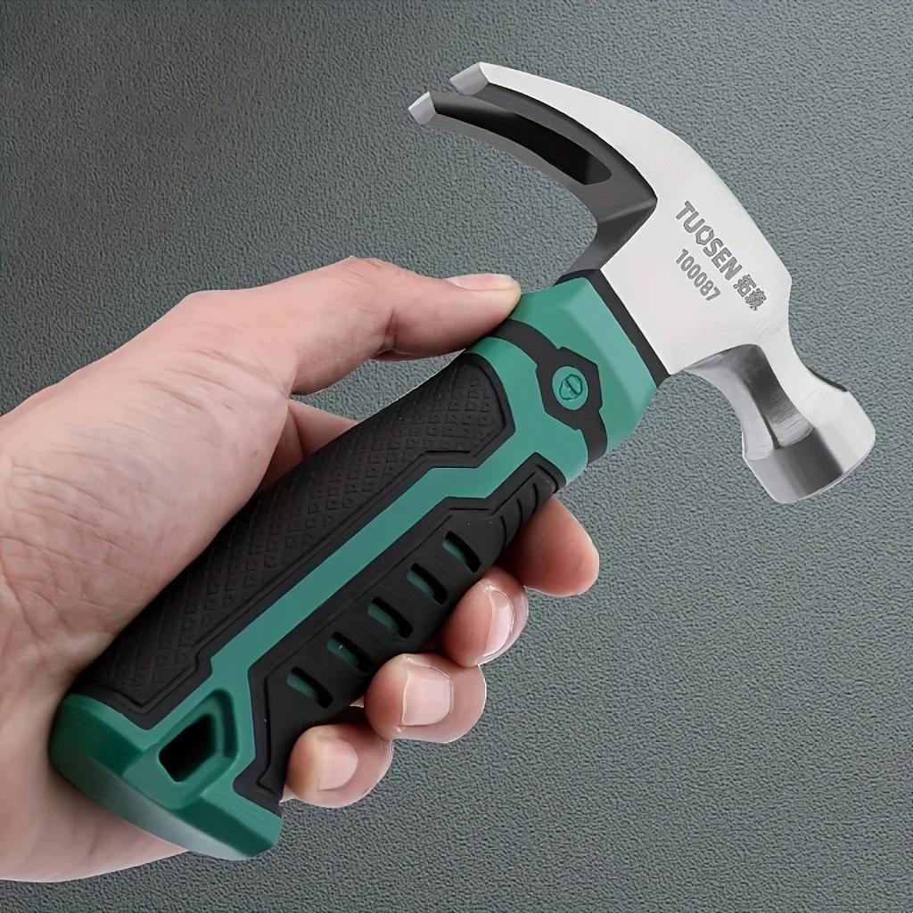 

Damaly,Многофункциональный мини-молоток-Идеально подходит для домашних DIY-проектов и кемпинга-Рукоятка с амортизацией и гладкий боёк для максимального комфорта