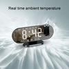 Projection Alarm Clock For Bedrooms, USB Powered Digital Alarm Clock With 180 Degree Rotation