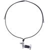 Trendy Dachshund Pendant Necklace: European, American Fashion, Versatile Long Design with Wax Rope