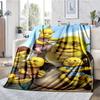 Shrek Theme Printed Blanket - Perfect for Couch, Bed, Travel & Outdoor Use | Machine Washable, Cozy & Durable.