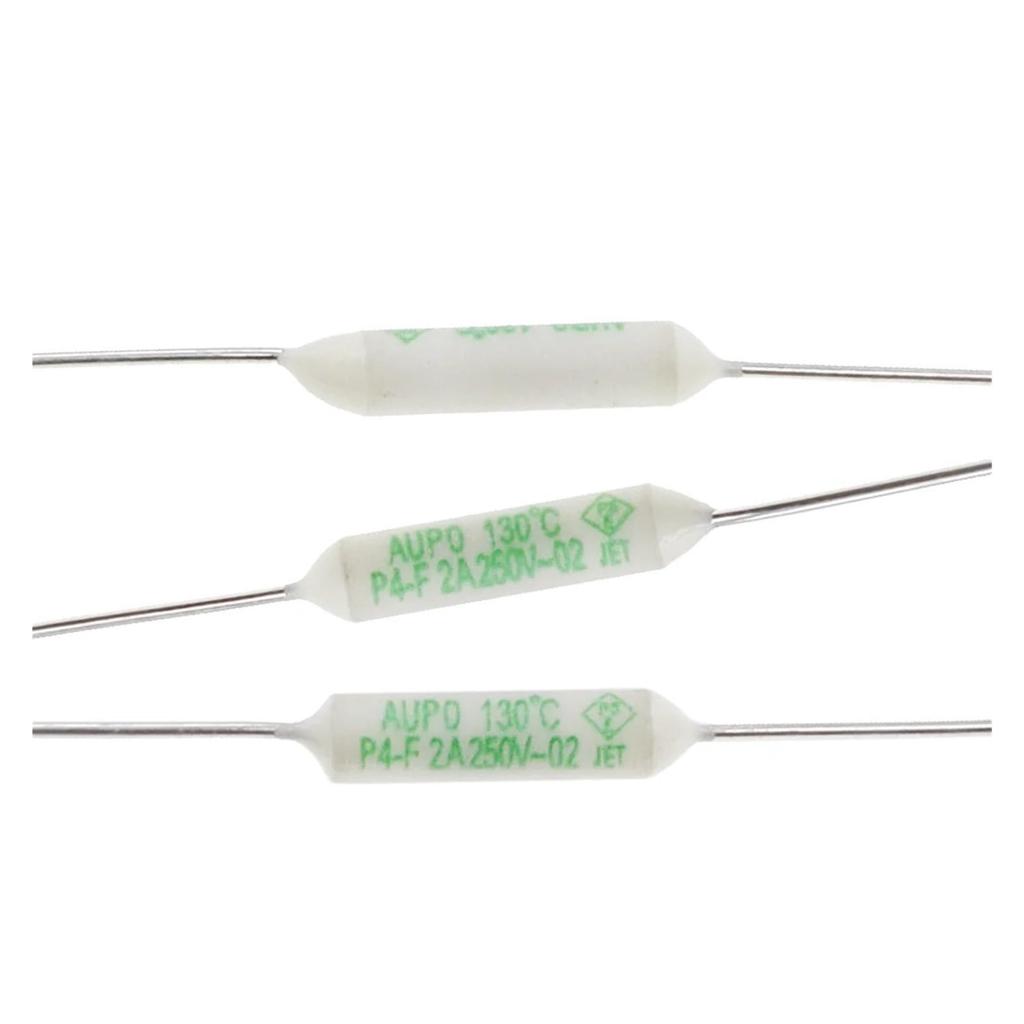 Temperature Fuse 1A 2A 3A 5A 250V 84/102/115/125/130/135/145/150C (Color: 5PCS, Size : 5A_P4-130C)