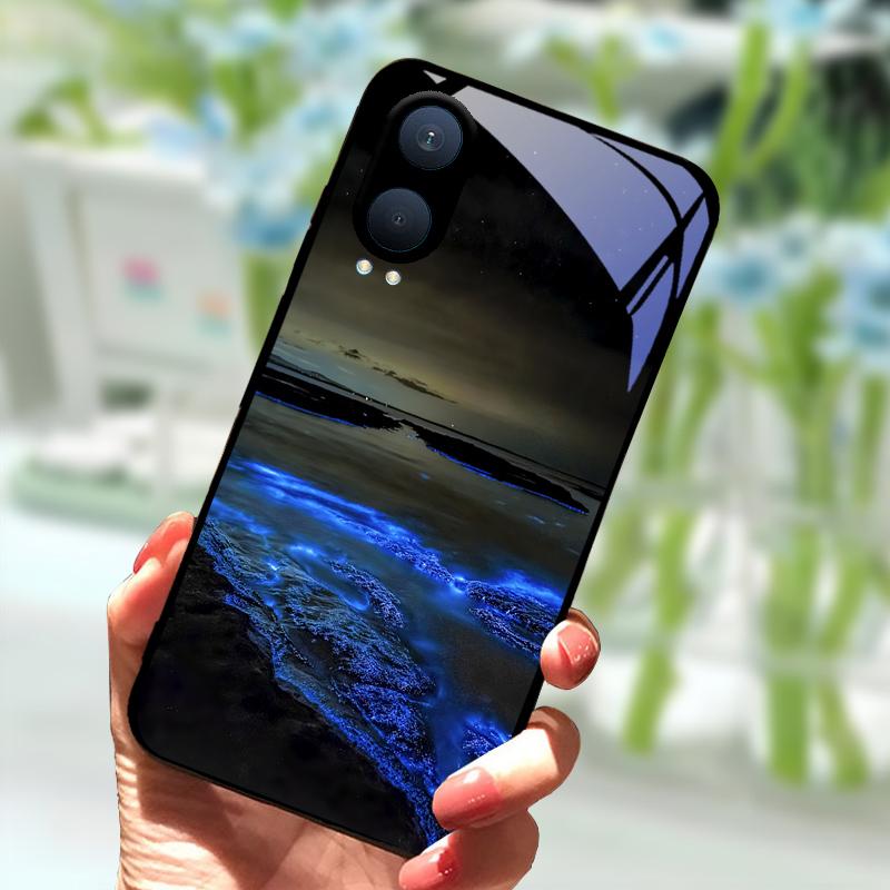 Tempered Glass Case For OnePlus Nord CE4 Lite Cases 1+Nord CE 4 3 2 Glass Phone Cover For One Plus Nord CE3 CE2 Hard PC Bumper