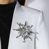 Körperschmuck Strass Brosche Dekorative Kleidung Brustblume Unregelmäßige Blumenbrosche Party
