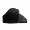 Beret Hat Men's Winter Velvet Thick Ear Protection Warm Beret Outdoor Windproof Cold-Proof Middle-Aged Elderly Men's Cap