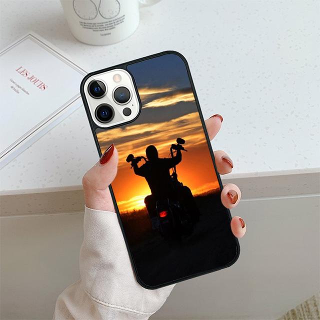 Moto Cross Motorcycle Sports Phone Case For iPhone 17 Air 13 12 Cover For Apple 14 15 16 Pro Max Plus