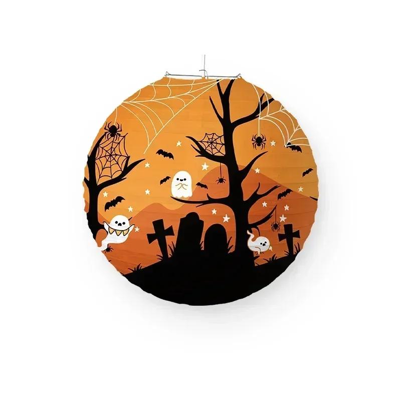 Hanging Lantern Chinese Paper Ball Lampion Christmas Festival Decoration Accessories Santa Xmas Gift Craft Decor Christmas Tree