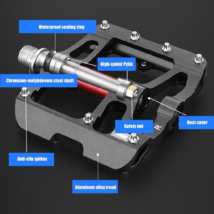 Bicycles Pedal Light Weight Aluminium Steel Bearing Bicycles Pedals Road Pedals Waterproof Bicycles Parts