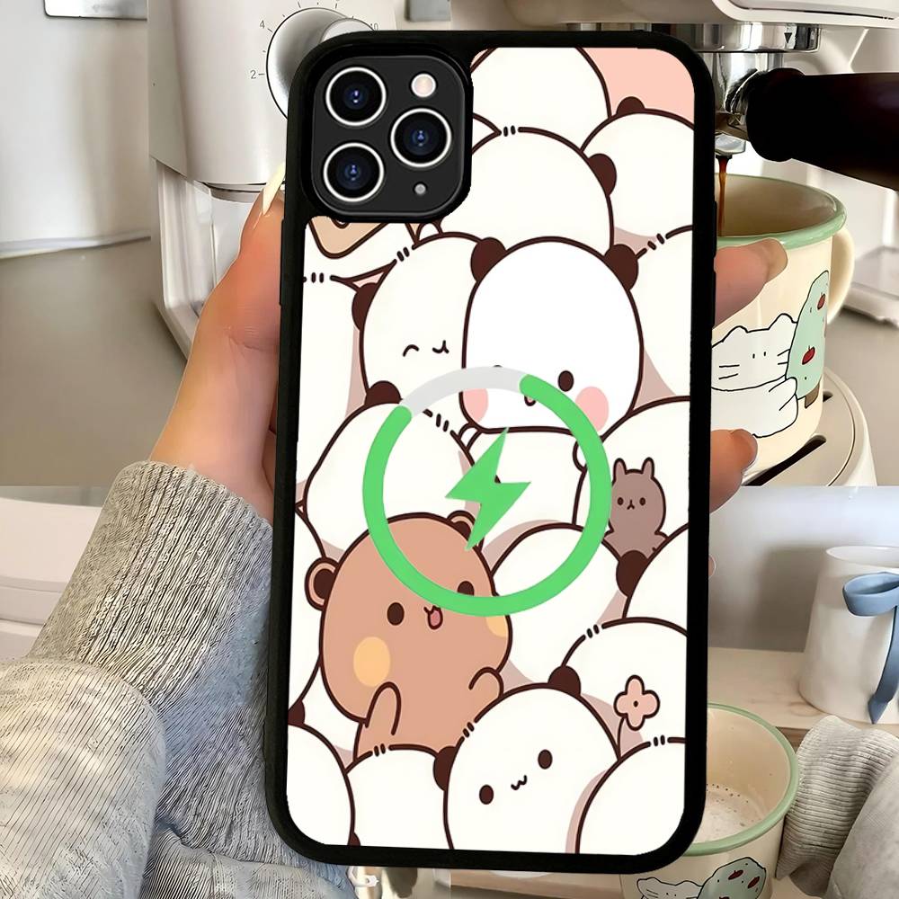 Cute BUBU DUDU Phone Case For IPhone 17 Air 16 15 14 13 12 11 Pro Max Plus For Magsafe Wireless Charge Cover