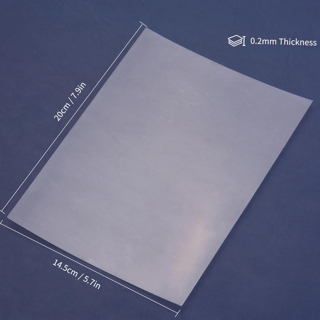 50 Sheets Shrink Films Kit Shrinky Art Film Paper Heat-Shrink Sheets Shrink Art Paper for DIY Craft Ornaments Pendants Earrings