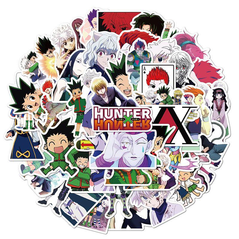 X Hunter 50pcs Hunter Stickers Waterproof Diy Laptop Skateboard Luggage Decal