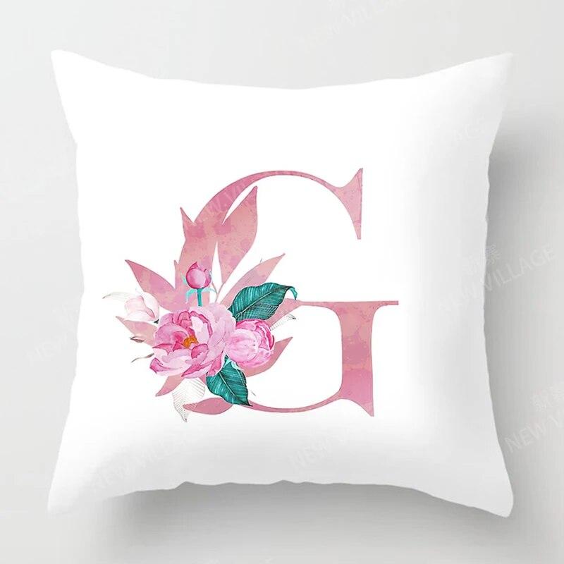 Bedroom Living Room Sofa Cushion Cover Letter Word Pattern Pillow    Home Decor Throw