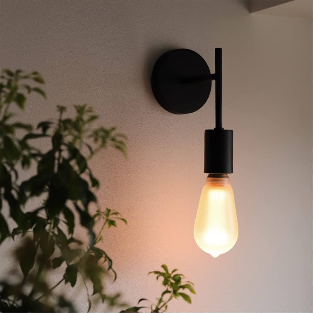 [Set of 2] E26 Dimmable Edison Bulbs, LED Bulbs, Nostalgia (Long Frost), 150lm, 2200K, Warm White, Edison Bulbs, Bare Bulbs