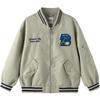 Balabala Boys' Trendy Loose Baseball Jacket