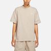 Nike Solid Color Crew Neck Pullover Short Sleeve T-Shirt Men Tops Beige CV0559-245