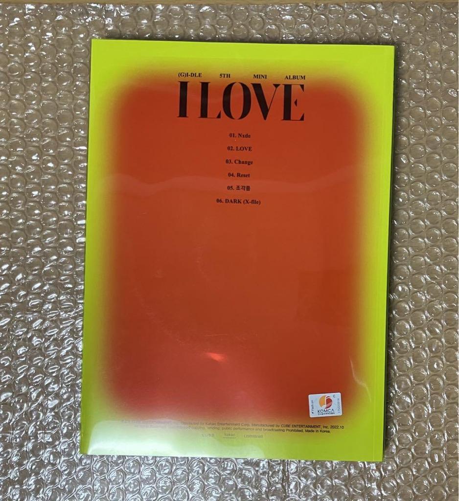 [USED] (G)I-DLE gidle album I Love X-File opened Miyeon