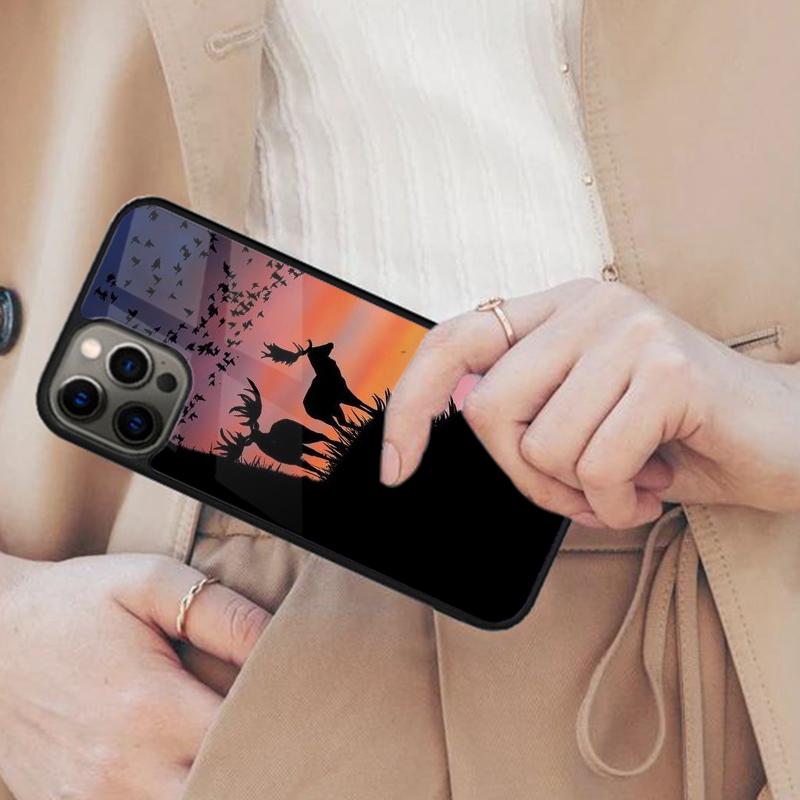 Deer Magnetic Phone Case For APPLE iPhone 17 Air 16 14 13 12 Pro Max 15 Plus Wireless Charge With MagSafe Cover