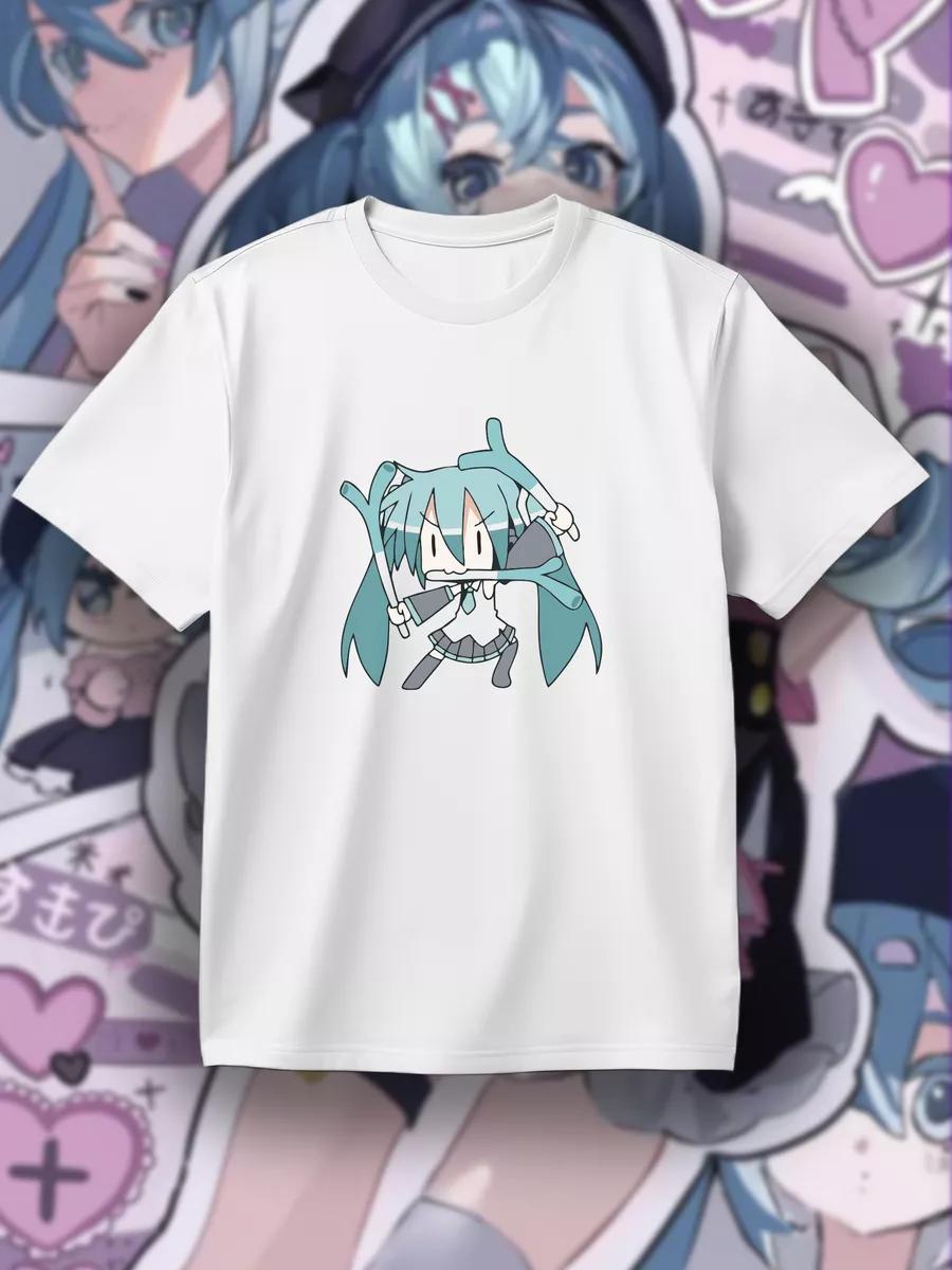 Black cotton oversized printed T-shirt S