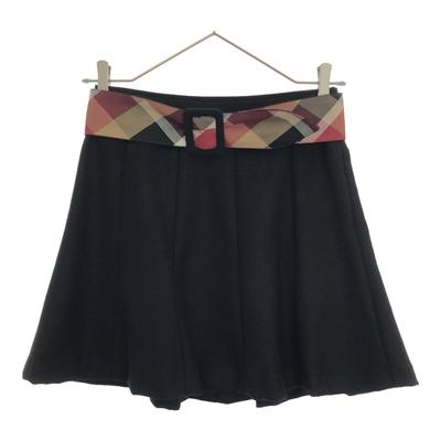 BLUE LABEL CRESTBRIDGE Wool Sanyo Shokai Mini Skirt Women Used