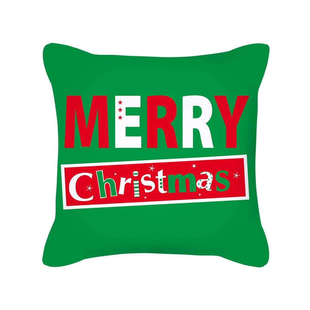 New Nordic Ins Cartoon Christmas Pillow Cover Holiday Gift Square Cushion Cover