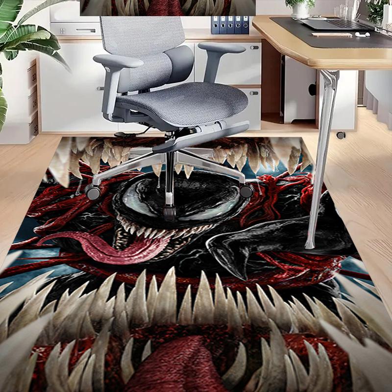 Venom Carnage Unite Carpet For Playroom Bedroom Living Room Sofa Home Decorkids Game Area Rug Nonslip Floor Mat