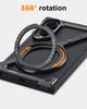 Aluminum Frame Phone Case for Samsung Galaxy Z Fold 8 Metal with 360°Rotate Magnetic Stand Anti-Drop Protector Bumper Cover